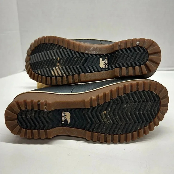 Sorel Tivoli IV Snow Boots Tall Lace Up Boot Shoes Waterproof Black Tan Size 7 - Picture 8 of 10